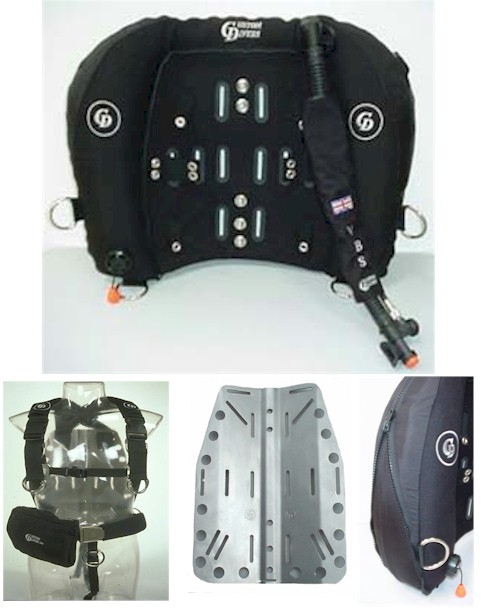 CUSTOM DIVERS VARIABLE BUOYANCY (50-76 LBS) SYSTEM